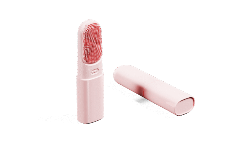 Silicone Facial Cleaning Brush with Dust-proof Cover